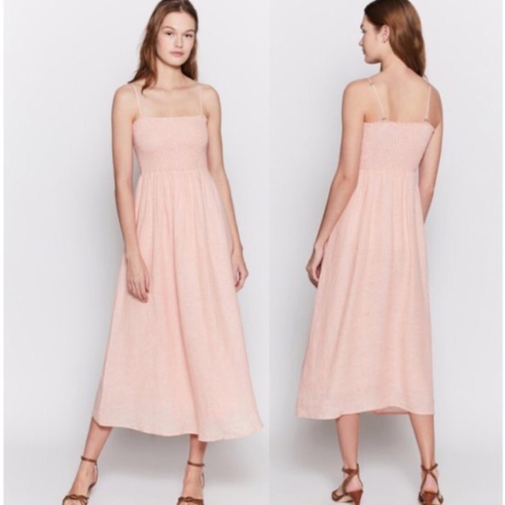 Joie Linen Midi Dress